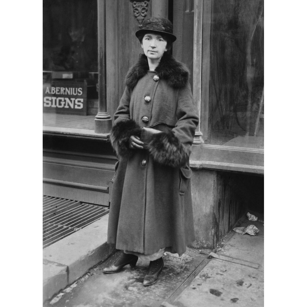 Margaret Sanger Outside Her Birth Control Clinic In Brownsville History