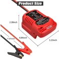 thumbnail image 3 of Jump Starter Adapter for Milwaukee 18V Li-ion Battery Powered with Jumper Cable Clamps Portable Car Battery Charger Jump Starter(Battery Not Included), 3 of 6
