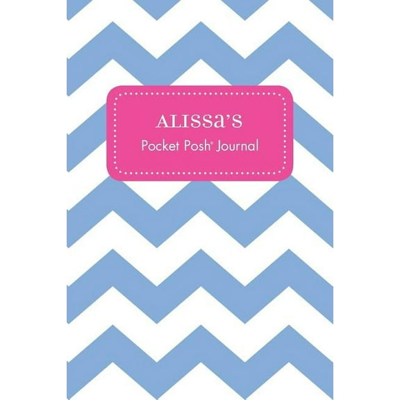 Alissa's Pocket Posh Journal, Chevron, (Paperback)