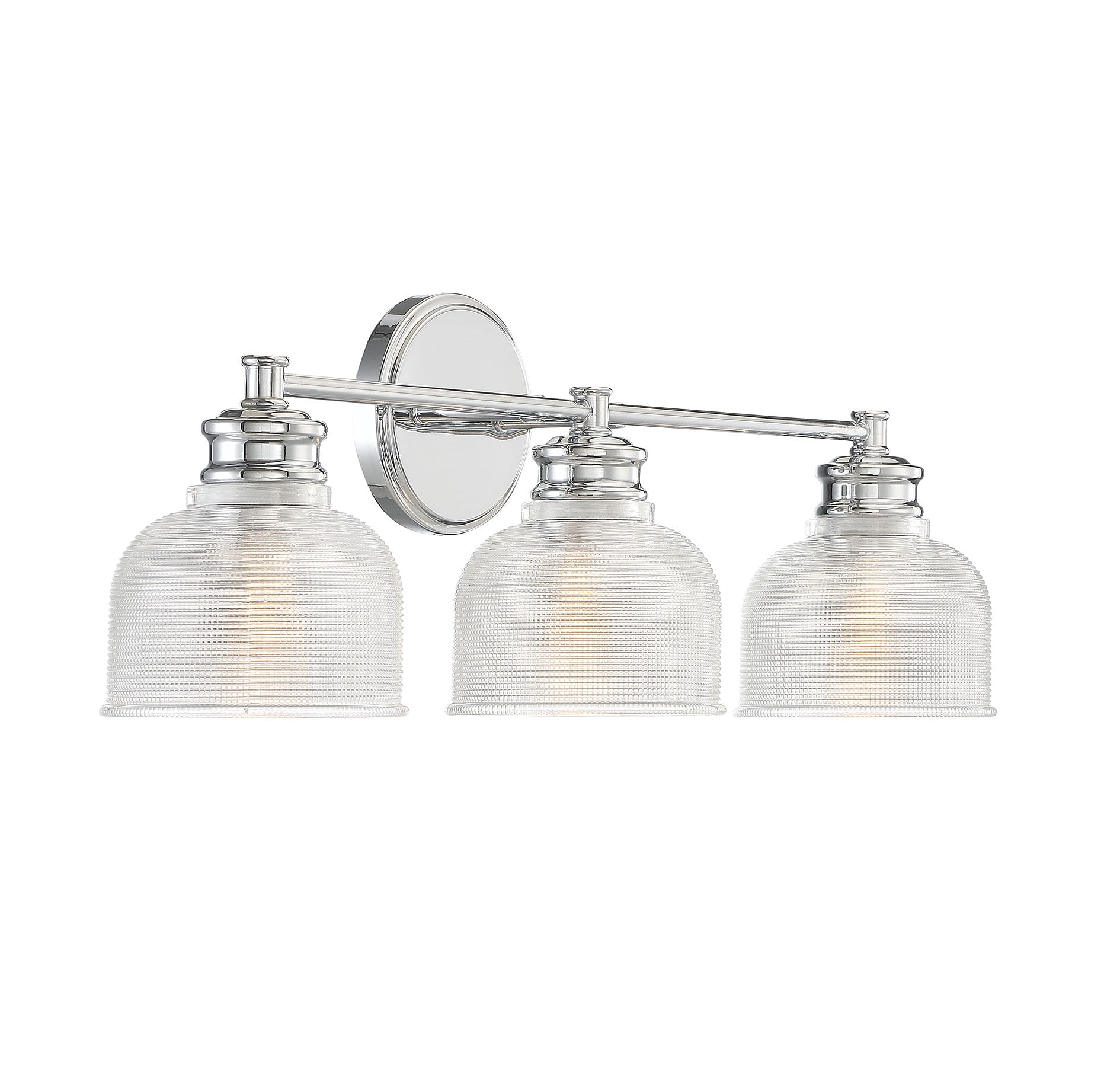 Trade Winds Lighting 3-Light Bathroom Vanity Light In Chrome