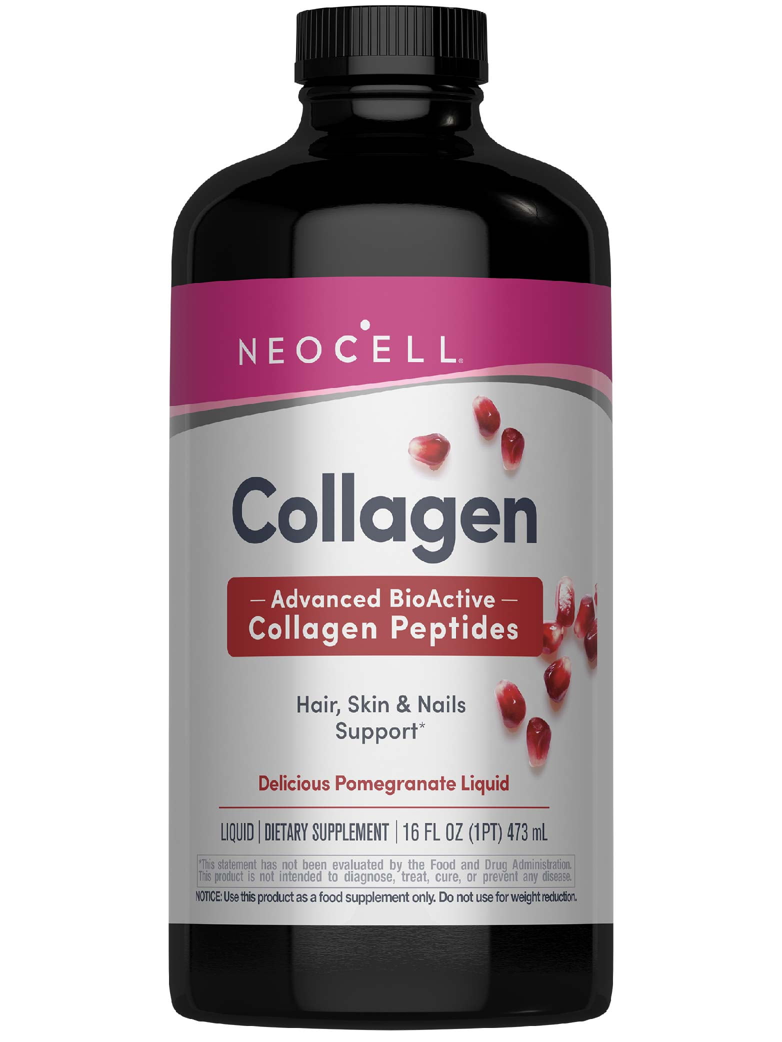 neocell collagen glutathione NeoCell, Hyaluronic Acid Liquid with Vitamin C, 16 Fl Oz, Berry Flavor