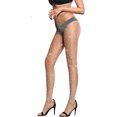 thumbnail image 4 of LAICAIW Sexy High Waist Tights Sparkle Rhinestone Fishnets Party Rhinestone Mesh Stockings, 4 of 7