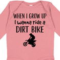 thumbnail image 4 of Inktastic Motocross Dirt Biking Future Dirt Biker Boys or Girls Long Sleeve Baby Bodysuit, 4 of 5