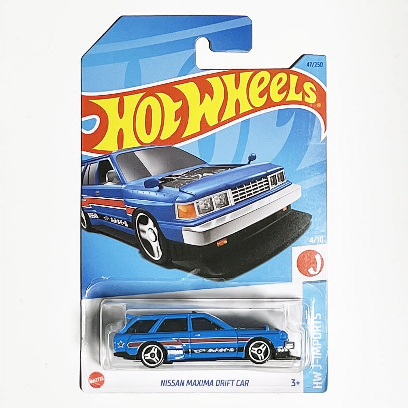 2023 Hot Wheels Nissan Maxima Red Drift Car: HW J-Imports 1:64