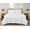 White, variant on Brooklyn Loom Classic Solid 100% Cotton 200 Thread Count Percale Olive Green 2-Piece Twin Quilt Set, Solid Casual themed, Adult Bedding, OEKO-TEX Certified