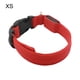 thumbnail image 4 of Collar para mascotas Iluminación LED Suministros para mascotas ABS Recargable Prevención de accidentes Herramientas anti-perdida Collares Actividades de seguridad Batería USB Red XS Inevent PT000654-36, 4 of 7