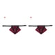thumbnail image 1 of Methold 2021, pañuelos para perros y gatos, bufanda para caballero, pajarita, Collar, pajarita, traje de boda, decoración, accesorios para el Negro rojo M 2piezas, 1 of 6