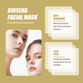 thumbnail image 4 of Mask Collagen face mask Skin care Beauty Face Mask Skincare Ginseng Peel-Off Mask - Hydrating And Moisturizing Gentle Cleansing Skincares Mask(buy 2 get 10% off), 4 of 5
