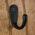 thumbnail image 4 of GlideRite 1-3/4 in. Classic Small Single Wall Coat Hooks Matte Black Pack of 5, 4 of 4