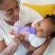 thumbnail image 2 of Dr. Brown's Natural Flow® Anti-Colic Options+ Biberones estrechos 4 oz/120 mL, con tetina de flujo lento de nivel 1, paquete de 3, 0m+ ™ lavanda, 2 of 3