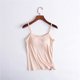 thumbnail image 3 of Camiseta sin mangas con sujetador informal suave y acolchado para mujer, camiseta sin mangas con tirantes finos, camisola para mujer con sujetador incorporado, Tops transpirables de verano, 3 of 5