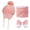Light Pink, variant on Kids Wide Brim Outdoor Sun Hat Adjustable Chin Strap Neck Cover Waterproof Lightweight Breathable UV Protection Design Hiking Camping Fishing Beach Travel Boys Girls