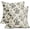 Black, variant on Sage Green Brown Vintage Floral Pillow Covers 16x16 Inch Set of 2 Chinoiserie Flower Netural Decorative Throw Pillowcases Rustic Farmhouse Accent Outdoor Cushion Cases Decor for Sofa Couch Bed