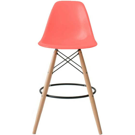 2xhome Pink 28 Seat Height Modern Plastic Style Bar Stool 2xhome Pink 28 Seat Height Modern Plastic Style Bar Stool Barstool Counter Stools With Backs And Armless Natural Legs Wood Eiffel Dowel Leg
