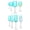 Goblet & Champagne Flute (8-Piece), variant on Artland Soho Optic 14.5 oz Double Old Fashion & 17.5oz Highball Glasses (8-Piece Set) - Modern Design Barware Glasses - Elegant Durable & Stylish Bar Glassware Essential, Dishwasher Safe (Turquoise)