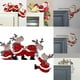 thumbnail image 5 of Christmas Door Frame Decoration Santa Claus Wooden Ornament Elk Xmas Decor, 5 of 5