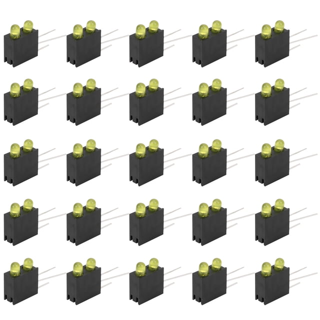 LED Diode Lamp 0.06 W High Fire Rating 3mm Light Holder Dual-hole Lamp Holders For 3mm LED Lights ANGGREK Hardware
