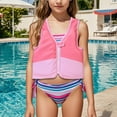 thumbnail image 2 of oqasdz Girls Swimwear Life Jacket For Beachwear Swimming Summer Outdoor Activities Relaxed Swim Vest For Kids Toddler Baby, 2 of 5