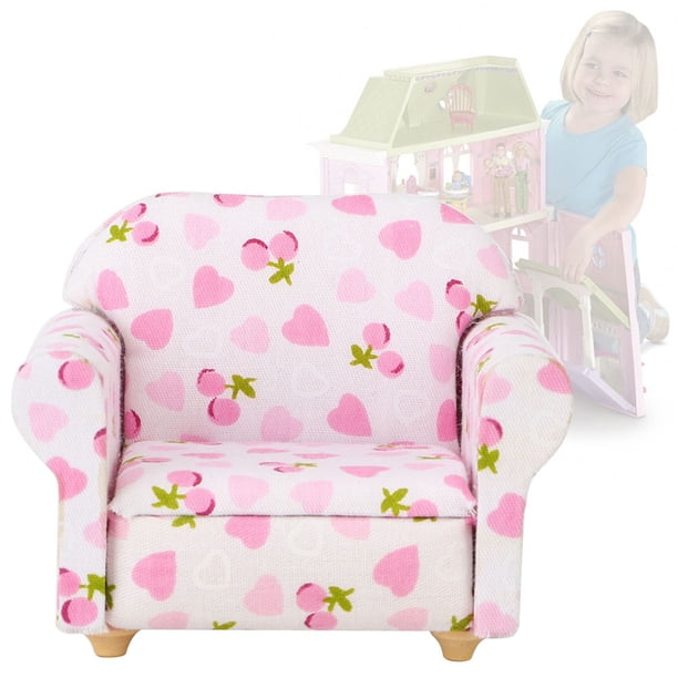 Mini muñeca sofá 1:12 Sofá Sofá Sillón Sofá Muñecas para Casa de Muñecas de Sala de Estar Gran Decretación Gran Decoración