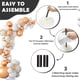 thumbnail image 4 of Kit de arco de globos AerWo de 2,8 m y 1,8 m con soporte para fiesta de bodas, 4 of 6