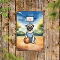 thumbnail image 2 of Happy Father's Day Pug Playing Basketball with Best Dad Jersey Vertical Metal Aluminum Sign Dog Lover Gifts Wall Art Home Decor - 13006, 2 of 5