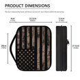 thumbnail image 4 of Renewold Casual Bible Cover Case for Men Women American Flag Book Holder Organizer Lightweight Bible Protective Handbag with Handle Pockets, 4th of July, 4 of 7