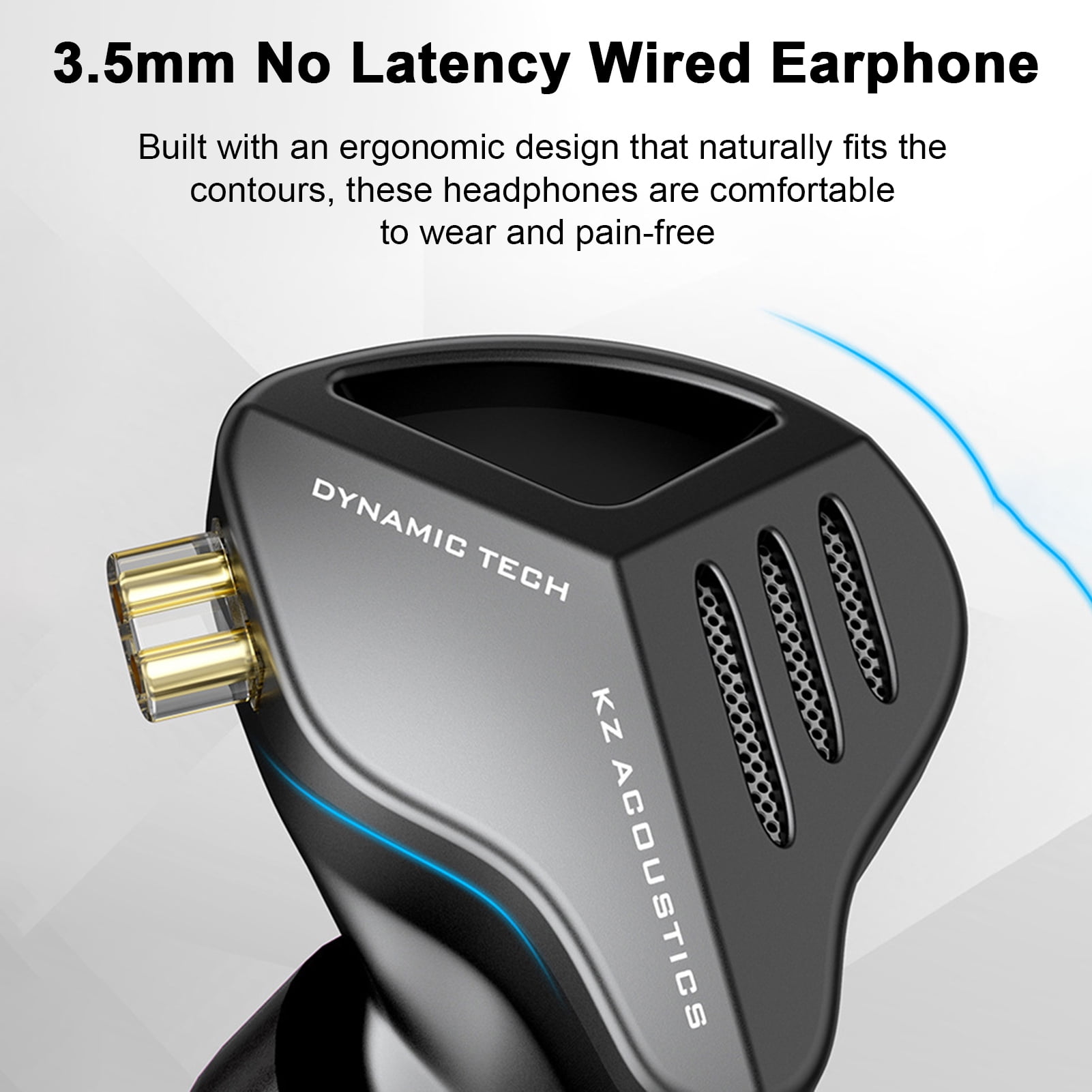 Chicmine KZ-ZVX Wired Headset Dynamic Coil In-ear Heavy Bass