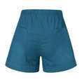 thumbnail image 6 of Womens Shorts Casual Summer Beach Drawstring Shorts 5 Inch Wide Leg Lounge Shorts Vacation Trendy Shorts with Pockets, Limited Time Offer, Under 10 Dollars, 6 of 6