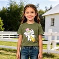 thumbnail image 2 of Preschool Graduation T-shirt for Boys & Girls Colorful Class 2026 Grad Letters Print Tees Crew Neck (Army Green 2-3 Years), 2 of 4