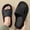 Black, variant on Comfortable EVA Men'S Universal Slippers for Summer, Casual Indoor Home Shower, Thick Sole, Wear-Resistant And Non-Slip, Washable, Suitable for Outdoor Use in for All Seasons for Both Men And Women