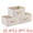 Beige, variant on Unique Bargains 3pcs Storage Cube Fabric Storage Bin with Handles Beige 11.8*9.8*7.3in