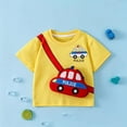 thumbnail image 6 of Kids Cute 3D Cartoon Pocket Pullover Sweatshirt Cute Casual Crew Neck Sweatshirt Girls Boys Funny Graphic Novelty Shirts with Bag, 6 of 6