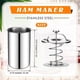 thumbnail image 4 of 2 Piece Meat Press Maker Stainless Steel Ham Press Maker, 4 of 5