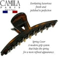 thumbnail image 3 of Camila Paris CP2661 French Hair Clip for Women, Narrow, Strong Hold Grip Double Teeth Girls Hair Claw Clips Jaw, Fashion Durable Styling Hair Accessories for Women, Made in France, 3 of 48