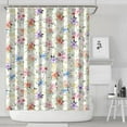 thumbnail image 2 of Waterproof Pioneer Shower Curtain 72x84 Inch Polyester Unique Cute Floral Shower Curtain for Bathroom Hotel Home Decor with 12 Plastic Hooks, 2 of 5