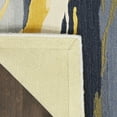 thumbnail image 3 of Nourison  Prismatic Modern Abstract Gold Watercolor Area Rug 9'9" x 13'9" - Grey/Gold, 3 of 7
