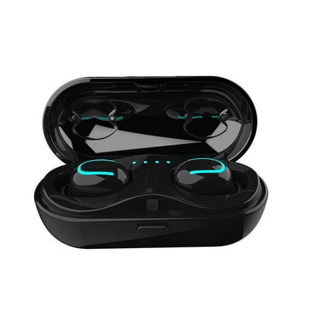 Best Wireless Earbuds for Jogging, Aerobic & Gym Activity, Best 5.0 Bluetooth Earbuds, Wireless Headphone, HBQ Brand V5.0, Sweatproof Earphone, with TWS Technology and Charging case. Great
