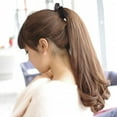 thumbnail image 6 of Happydeer Long Straight Curly Ponytail Hair Extension Wrap Around Ribbon Clip-in Hairpiece, 6 of 13