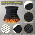 thumbnail image 3 of Ilfioreemio Neoprene Sauna Waist Trainer Corset Sweat Belt for Women Compression Trimmer Waist Cincher for Workout Fitness, 3 of 6
