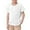 White, variant on Unisex Kids Pocketed Solid Short Sleeve T-Shirts, Casual Cotton Tops for Boys Girls