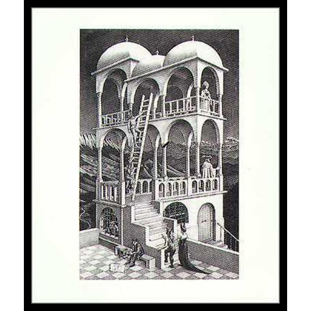Belvedere MC Escher Poster Poster Print