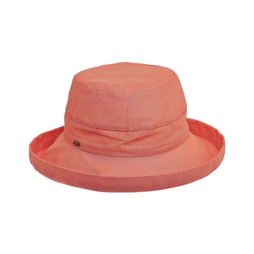 scala women's medium brim cotton hat