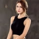 thumbnail image 3 of Chaleco deportivo Sujetador con aros Ropa interior para correr de yoga de secado rápido Fitness, Negro, XXL Sweethay AP001273-25B, 3 of 7