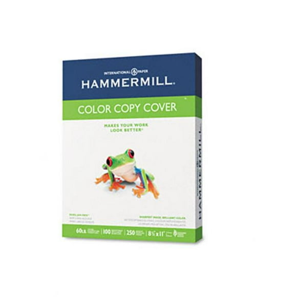 Hammermill Cover Stock 60lb White 98 Brightness Letter 250 Sheets