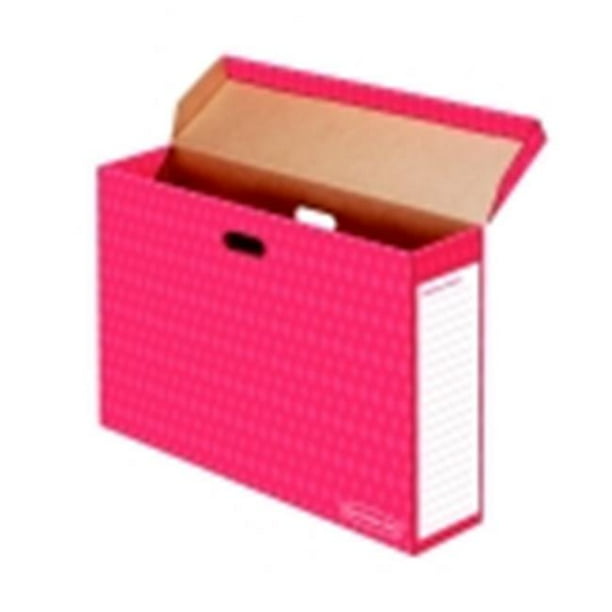 Bankers Box Bulletin Board Storage Box, Red