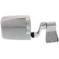 thumbnail image 5 of For 87-02 Wrangler Rear View Door Mirror Manual Chrome Folding Metal SET PAIR, 5 of 5