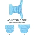 thumbnail image 7 of CutiePlusU Adult Cloth Diaper Washable Adult Pocket Nappy Cover Adjustable Reusable Breathable Leak Free Blue, 7 of 7