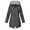 Grey, variant on VEKDONE Women Solid Rain Jacket Outdoor Plus Size Softshell Waterproof Hooded Raincoat Outdoor Windproof Ski Hoodies Jackets Mountain Hiking Waterproof Coat Yellow XXXXL
