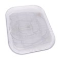 thumbnail image 1 of Organizer Turnable Fridge Organizer With Suction Cup 360 Degree Rotating Clear Refrigerator Drainage Tray Storage Organizer, 1 of 8