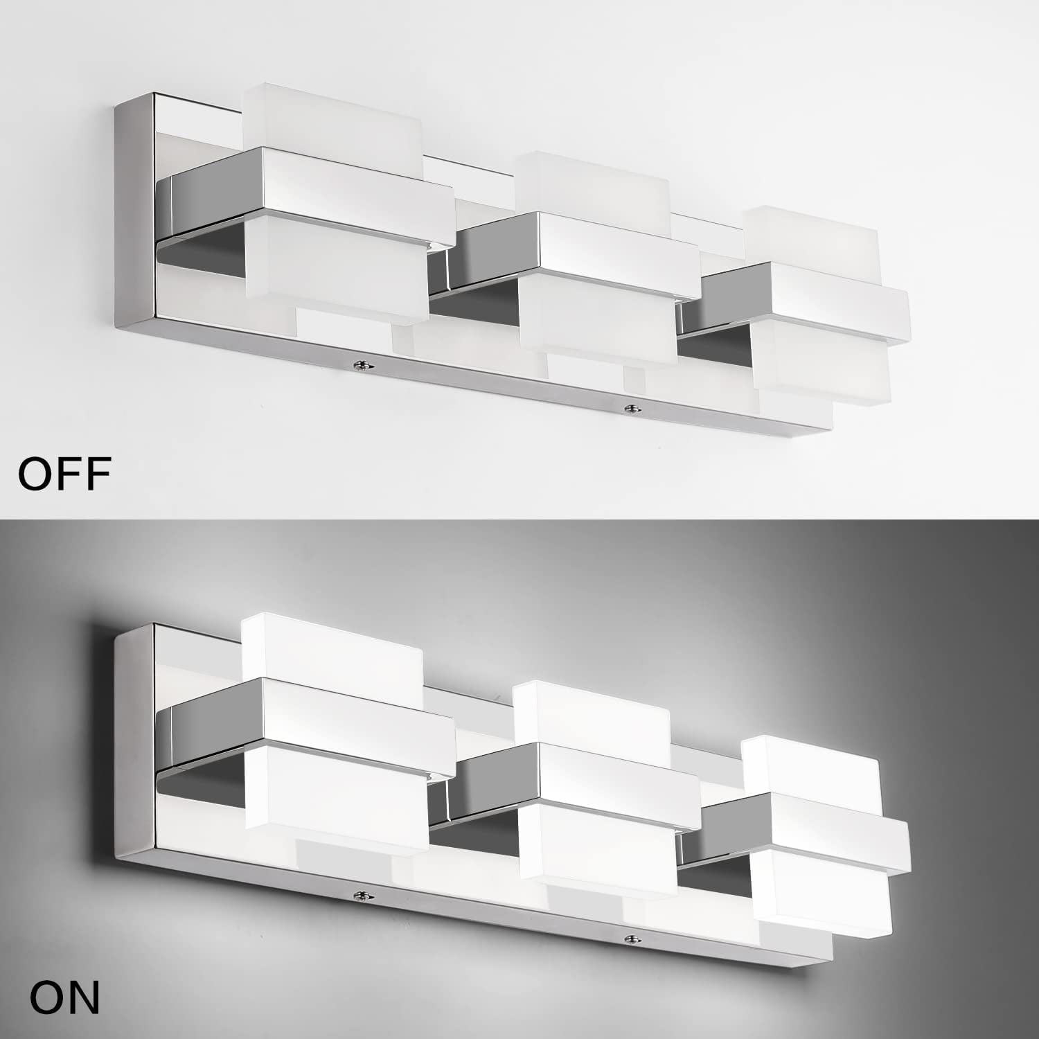 SOLFART Dimmable Vanity Light Bathroom Light Fixture Over Mirror Led L –  SOLFART LIGHTING